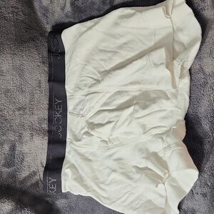 Jockey White Boxer Briefs